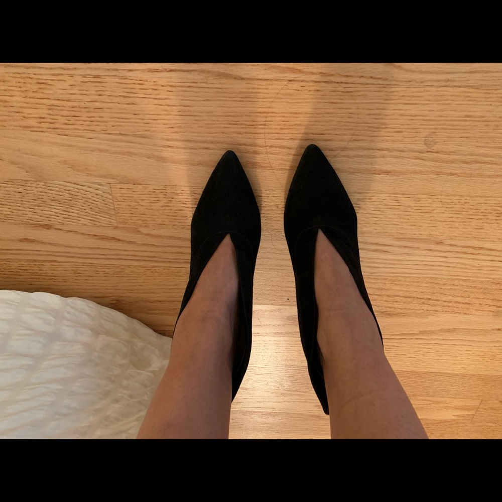 Nine West Suede Booties/Heels - Picture 9 of 10